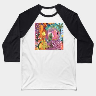 Flamingo Dance Baseball T-Shirt